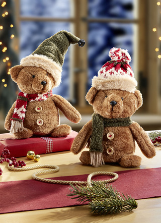 Weihnachtlicher Plüschteddybär