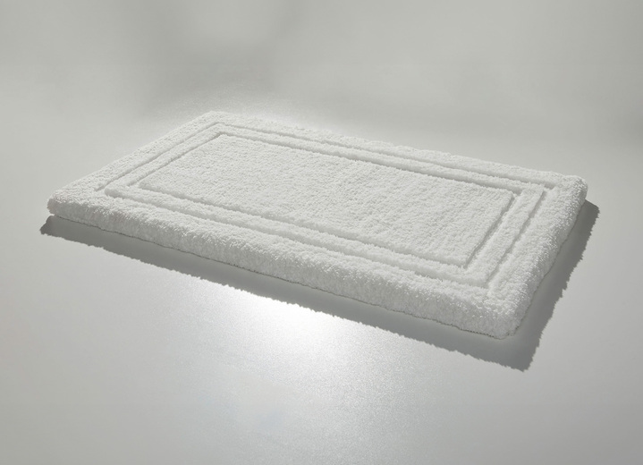 Badgarnituren - Badgarnitur mit rutschhemmender Rückseite, in Größe 100 (Vorleger halbrund, 50/ 80 cm) bis 110 (Hänge-WC-Garnitur, 2-teilig), in Farbe CAPPUCCINO Ansicht 4