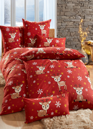 Kuschelige Bettwäsche-Garnitur aus Baumwolle