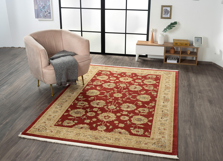 Klassisch - Brücke und Teppiche mit Orient-Optik Ansicht 7 Klassisch - Brücke und Teppiche mit Orient-Optik, in Größe 185 (Brücke, 140x200 cm) bis 282 (Teppich, 200x290 cm), in Farbe CREME Ansicht 7