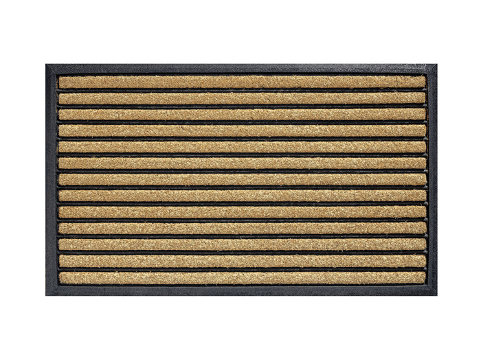 Fußmatten - Kokos-Fußmatte, in Farbe NATUR-SCHWARZ Ansicht 2