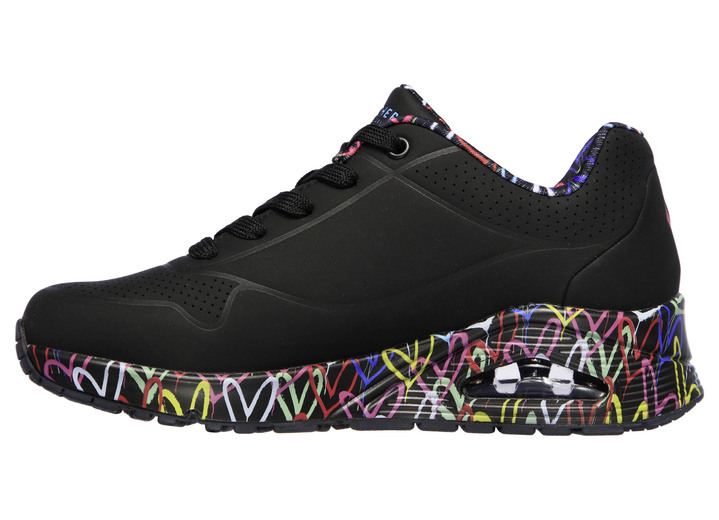 Slipper & Schnürschuhe - SKECHERS, trendige Damen-Sneaker, mit sichtbarem Luftpolster, in Größe 036 bis 042, in Farbe WEISS Ansicht 10