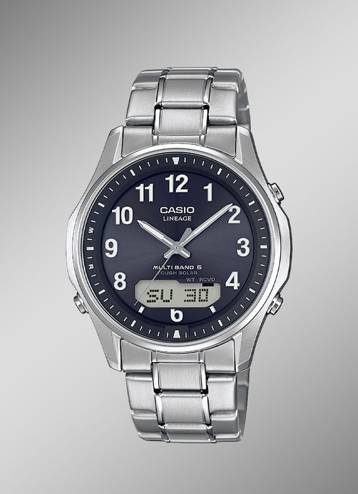 Funk-Solaruhren - Casio Herrenuhr mit Titanbandgehäuse, in Farbe  Ansicht 1