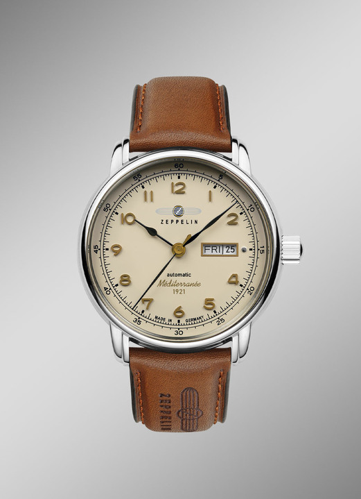 Automatikuhren - Zeppelin Automatik-Herrenuhr, in Farbe  Ansicht 1