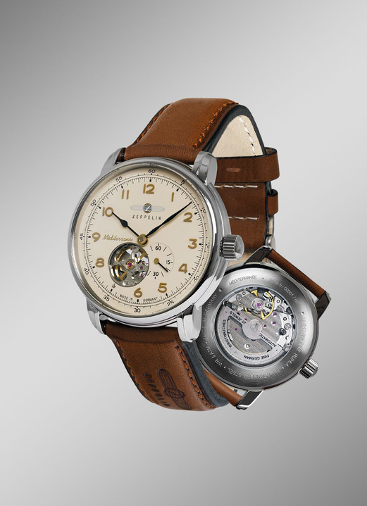 Automatikuhren - Zeppelin-Automatik-Herrenuhr Ansicht 3 Automatikuhren - Zeppelin-Automatik-Herrenuhr, in Farbe  Ansicht 3