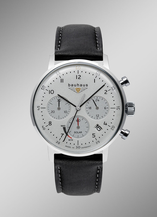 Solaruhren - Bauhaus Classic Solar-Herrenuhr, in Farbe  Ansicht 1