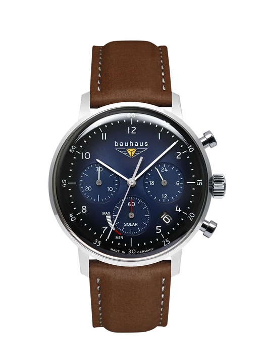 Solaruhren - Bauhaus Solar-Herrenuhr, in Farbe  Ansicht 2