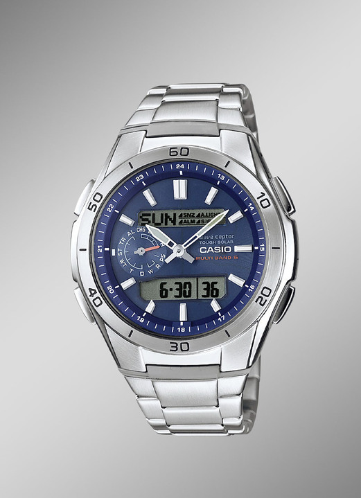 Funkuhren - Casio Funk-Solar-Herrenuhr , in Farbe  Ansicht 1