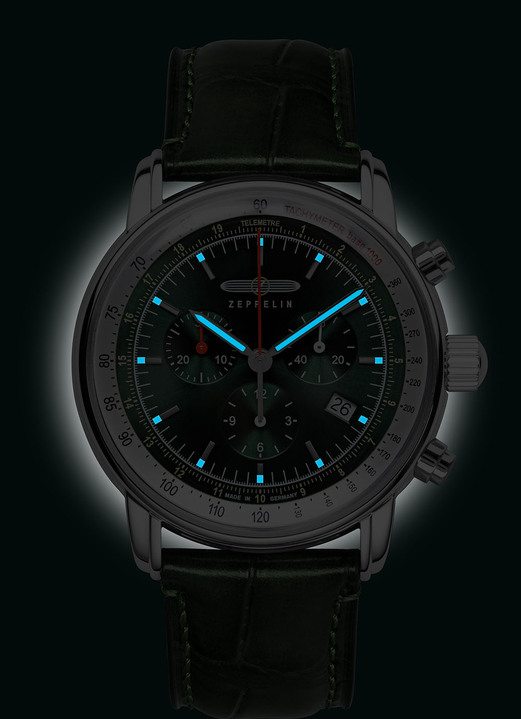 Quartzuhren - Zeppelin Quartz-Herrenuhr, in Farbe  Ansicht 5