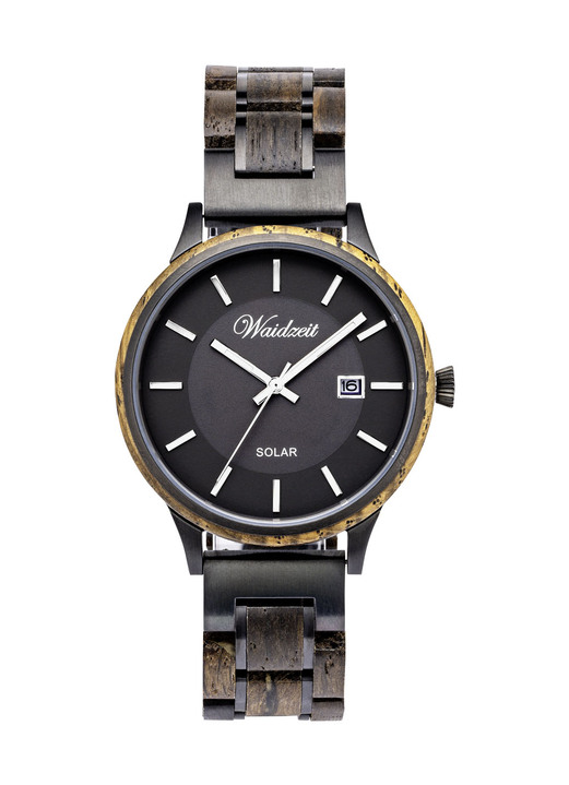 - Waidzeit Solar-Herrenuhr, in Farbe  Ansicht 2