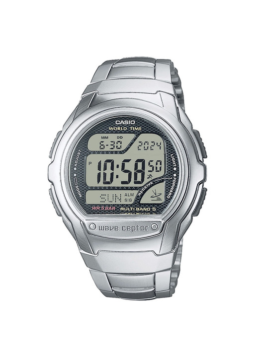 Casio - Casio Funk-Digital-Herrenuhr Ansicht 4 Casio - Casio Funk-Digital-Herrenuhr, in Farbe , in Ausführung mit Silikonband und Dornschließe Ansicht 4