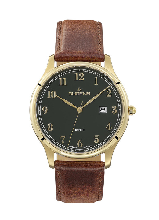 Quartzuhren - Dugena-Quartz-Herrenuhr mit Edelstahlgehäuse, in Farbe  Ansicht 2