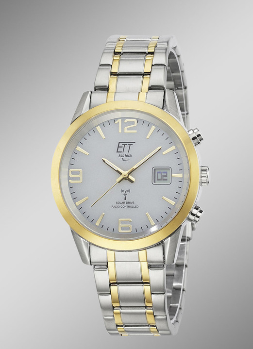 ETT - ETT Funk-Solar-Herrenuhr, in Farbe  Ansicht 1