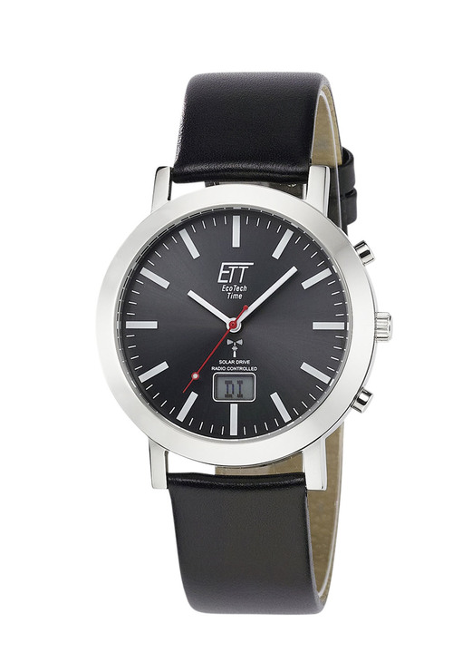 ETT - Funkgesteuerte Herrenuhr mit Solar-Antrieb, in Farbe  Ansicht 2