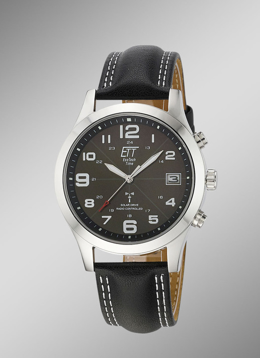 ETT - Funk-Solar-Herrenuhr, in Farbe  Ansicht 1