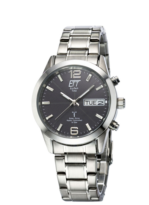 ETT - Funk-Solar-Herrenuhr, in Farbe  Ansicht 2