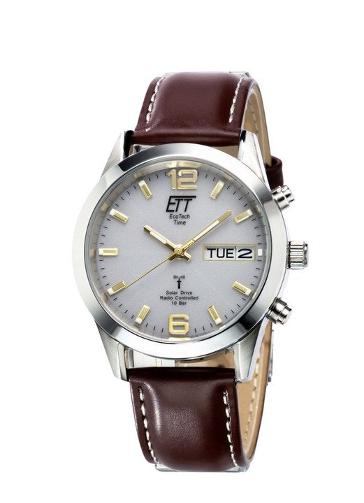 ETT - Funk-Solar-Herrenuhr, in Farbe  Ansicht 2