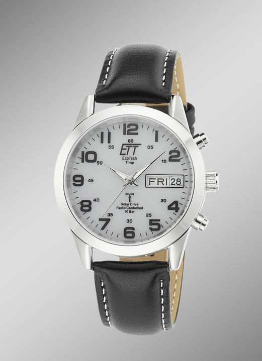 ETT - ETT Funk-Solar-Herrenuhr, in Farbe  Ansicht 1