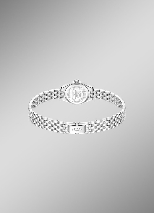 Quartzuhren - Rotary Quartz-Damenuhr mit Perlmutt-Zifferblatt, in Farbe  Ansicht 3