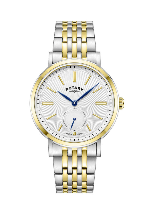 Quartzuhren - Rotary Quartz-Herrenuhr mit Edelstahlbandgehäuse, in Farbe  Ansicht 4