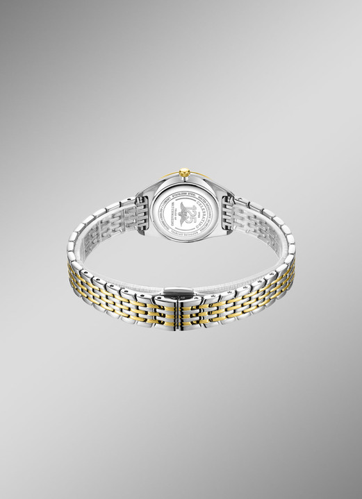 Quartzuhren - Rotary Quartz-Damenuhr mit Edelstahlbandgehäuse, in Farbe  Ansicht 3