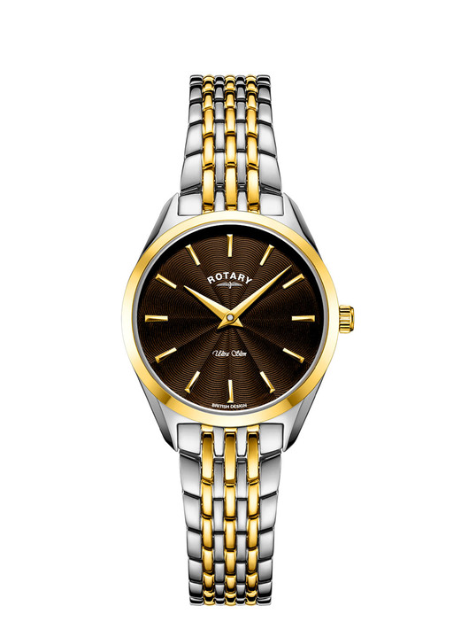 Quartzuhren - Rotary Quartz-Damenuhr mit Edelstahlbandgehäuse, in Farbe  Ansicht 4