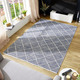 Modern - Moderne Brücken und Teppiche aus 100% Baumwolle – Farbe BLAU – Ansicht 1 Modern - Moderne Brücken und Teppiche aus 100% Baumwolle, in Größe 113 (Brücke, 70x140 cm) bis 256 (Teppich, 170x240 cm), in Farbe GRAU – Farbe BLAU – Ansicht 1