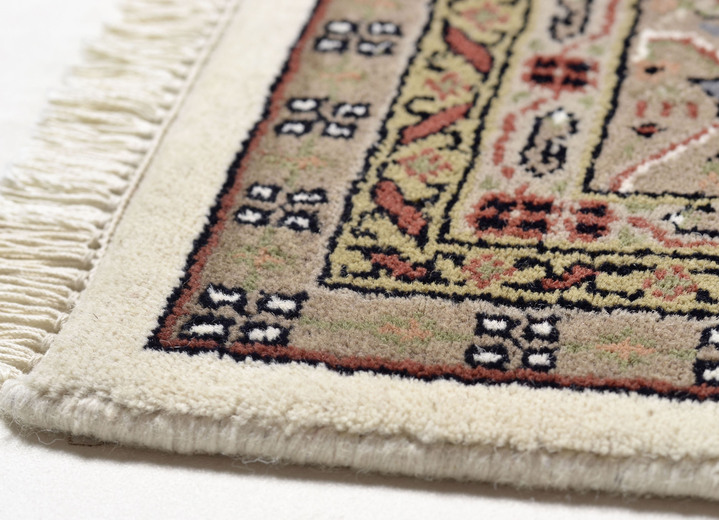 Klassisch - Klassischer Orientteppich aus Indien, in Größe 101 (Brücke, 40x60 cm) bis 306 (Teppich rund, ø 250 cm), in Farbe CAMEL Ansicht 2