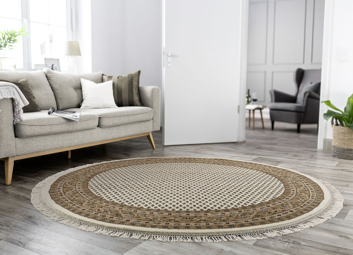 Klassisch - Klassischer Orientteppich aus Indien, in Größe 101 (Brücke, 40x60 cm) bis 306 (Teppich rund, ø 250 cm), in Farbe CAMEL Ansicht 10