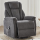 TV- & Relaxsessel - Gemütlicher TV-Sessel mit Motor und Aufstehhilfe – Farbe GRAU – Ansicht 1 TV- & Relaxsessel - Gemütlicher TV-Sessel mit Motor und Aufstehhilfe, in Farbe CREME – Farbe GRAU – Ansicht 1