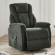 TV- & Relaxsessel - Gemütlicher TV-Sessel mit Motor und Aufstehhilfe – Farbe GRÜN – Ansicht 1 TV- & Relaxsessel - Gemütlicher TV-Sessel mit Motor und Aufstehhilfe, in Farbe CREME – Farbe GRÜN – Ansicht 1