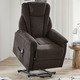 TV- & Relaxsessel - Gemütlicher TV-Sessel mit Motor und Aufstehhilfe – Farbe BRAUN – Ansicht 2 TV- & Relaxsessel - Gemütlicher TV-Sessel mit Motor und Aufstehhilfe, in Farbe CREME – Farbe BRAUN – Ansicht 2