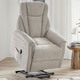 TV- & Relaxsessel - Gemütlicher TV-Sessel mit Motor und Aufstehhilfe – Farbe CREME – Ansicht 2 TV- & Relaxsessel - Gemütlicher TV-Sessel mit Motor und Aufstehhilfe, in Farbe CREME – Farbe CREME – Ansicht 2