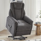 TV- & Relaxsessel - Gemütlicher TV-Sessel mit Motor und Aufstehhilfe – Farbe GRAU – Ansicht 2 TV- & Relaxsessel - Gemütlicher TV-Sessel mit Motor und Aufstehhilfe, in Farbe CREME – Farbe GRAU – Ansicht 2