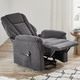TV- & Relaxsessel - Gemütlicher TV-Sessel mit Motor und Aufstehhilfe – Farbe GRAU – Ansicht 3 TV- & Relaxsessel - Gemütlicher TV-Sessel mit Motor und Aufstehhilfe, in Farbe CREME – Farbe GRAU – Ansicht 3