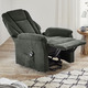 TV- & Relaxsessel - Gemütlicher TV-Sessel mit Motor und Aufstehhilfe – Farbe GRÜN – Ansicht 3 TV- & Relaxsessel - Gemütlicher TV-Sessel mit Motor und Aufstehhilfe, in Farbe CREME – Farbe GRÜN – Ansicht 3