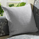 Kissenbezüge - Kissenbezug in Chenille-Qualität, in Größe 105 (Kissenbezug, 40x40 cm) bis 110 (Kissenbezug, 50x50 cm), in Farbe GRAU