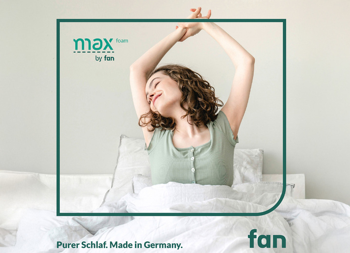 Matratzen & Bettrahmen - TESTSIEGER Mehrzonen-Matratze „max foam by fan“ Ansicht 2 Matratzen & Bettrahmen - TESTSIEGER Mehrzonen-Matratze „max foam by fan“, in Größe 130 (80/200 cm) bis 135 (140/200 cm), in Farbe  Ansicht 2