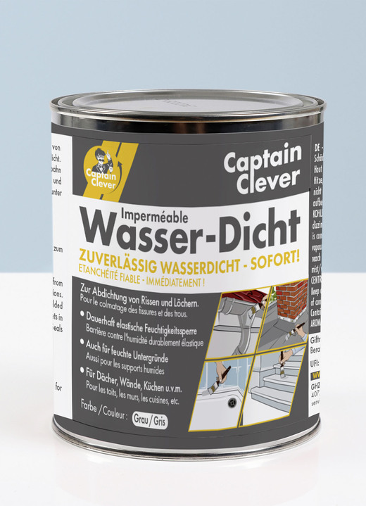 Gartenpflege - Captain Clever Wasserdich dauerelastische Dichtungsmasse, in Farbe GRAU Ansicht 2