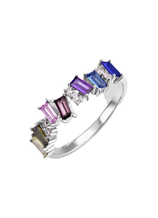 Ringe - Damenring mit synth. Zirkonia, in Größe 160 bis 220, in Farbe  Ansicht 2