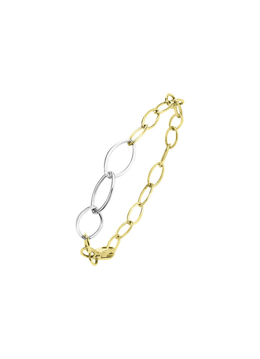 Halsketten & Armbänder - Luxuriöse Eleganz am Handgelenk: Armband in Bicolor, in Farbe  Ansicht 2