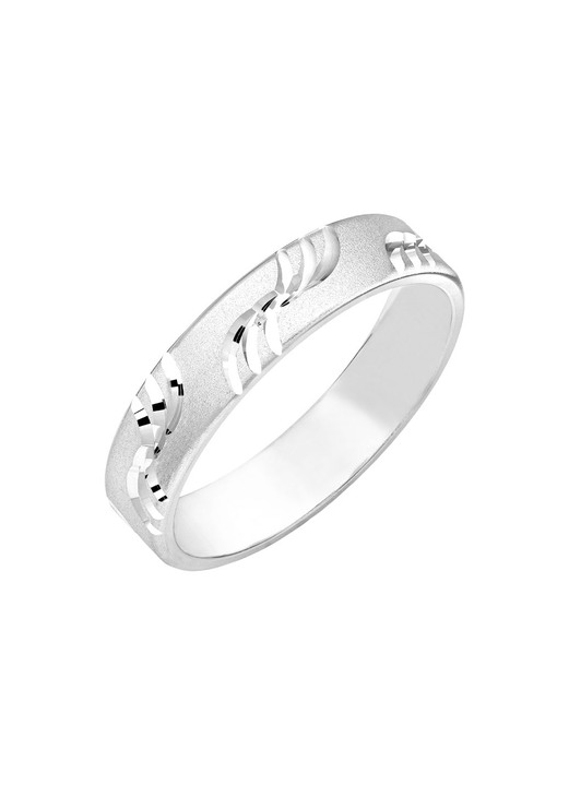 Ringe - Partnerring mit Diamantmuster Ansicht 3 Ringe - Partnerring mit Diamantmuster, in Größe 160 bis 240, in Farbe  Ansicht 3