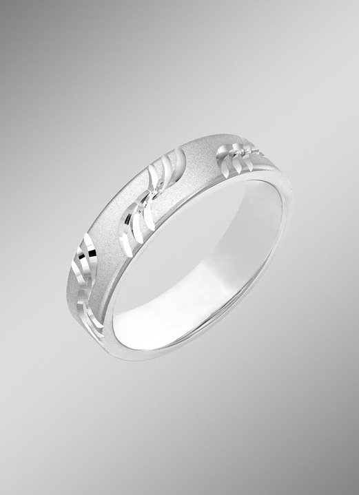 Ringe - Partnerring mit Diamantmuster Ansicht 2 Ringe - Partnerring mit Diamantmuster, in Größe 160 bis 240, in Farbe  Ansicht 2