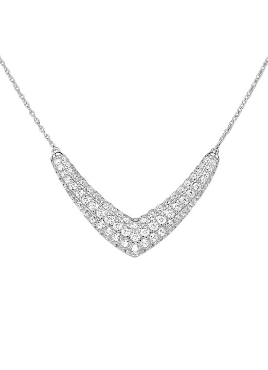 Halsketten & Armbänder - Halskette mit Zirkonia, in Farbe  Ansicht 2