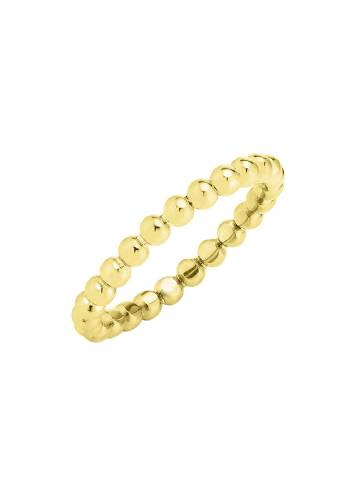 ohne Steine / mit Zirkonia - Damenring aus Goldkugeln, in Größe 160 bis 220, in Farbe  Ansicht 2