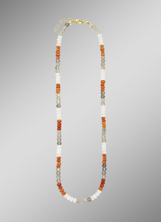 Halsketten & Armbänder - Halskette: Mystische Schönheit in Multi Mondstein, in Farbe  Ansicht 2