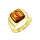 Ringe - Herrenring mit echtem Bernstein – Ansicht 2 Ringe - Herrenring mit echtem Bernstein, in Größe 180 bis 240, in Farbe  – Ansicht 2