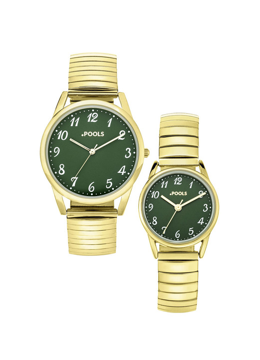 Quartzuhren - Quartz-Partneruhr, in Farbe , in Ausführung Damenuhr Ansicht 4