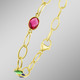Halsketten & Armbänder - Farbenfrohe Eleganz: Armband mit Quarzen in verschiedenen Farben – Ansicht 2 Halsketten & Armbänder - Farbenfrohe Eleganz: Armband mit Quarzen in verschiedenen Farben, in Farbe  – Ansicht 2