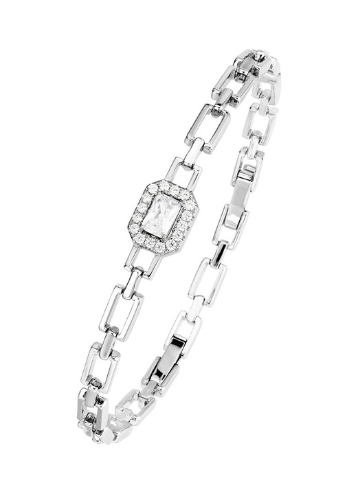 Halsketten & Armbänder - Zauberhaft funkelndes Armband mit synth. Zirkonia, in Farbe  Ansicht 2